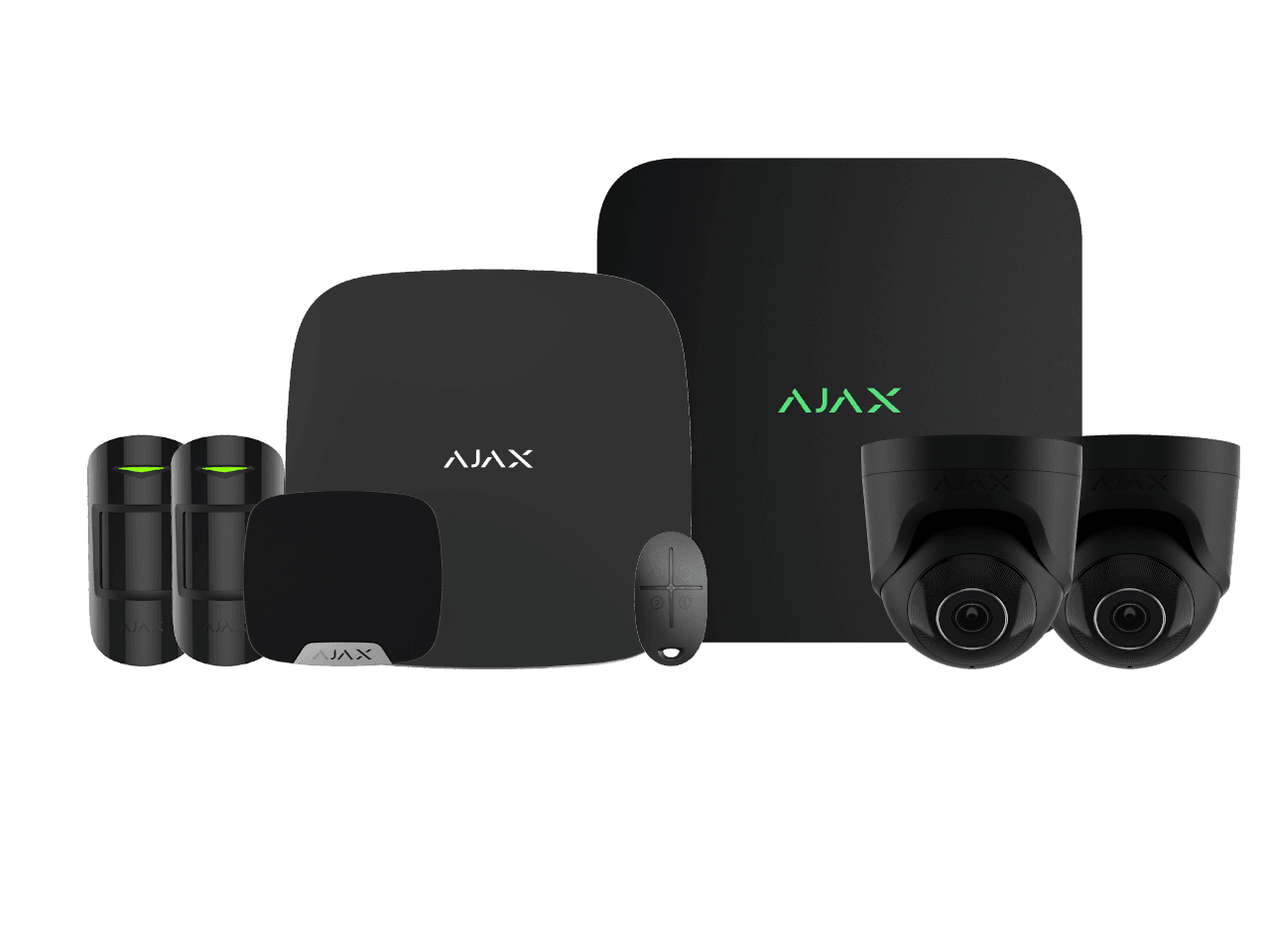 Ajax Ajax Motion 8MP Turret Camera Kit 2 (White 1TB) Ajax Motion 8MP Turret Camera Kit 2-WHITE-1TB