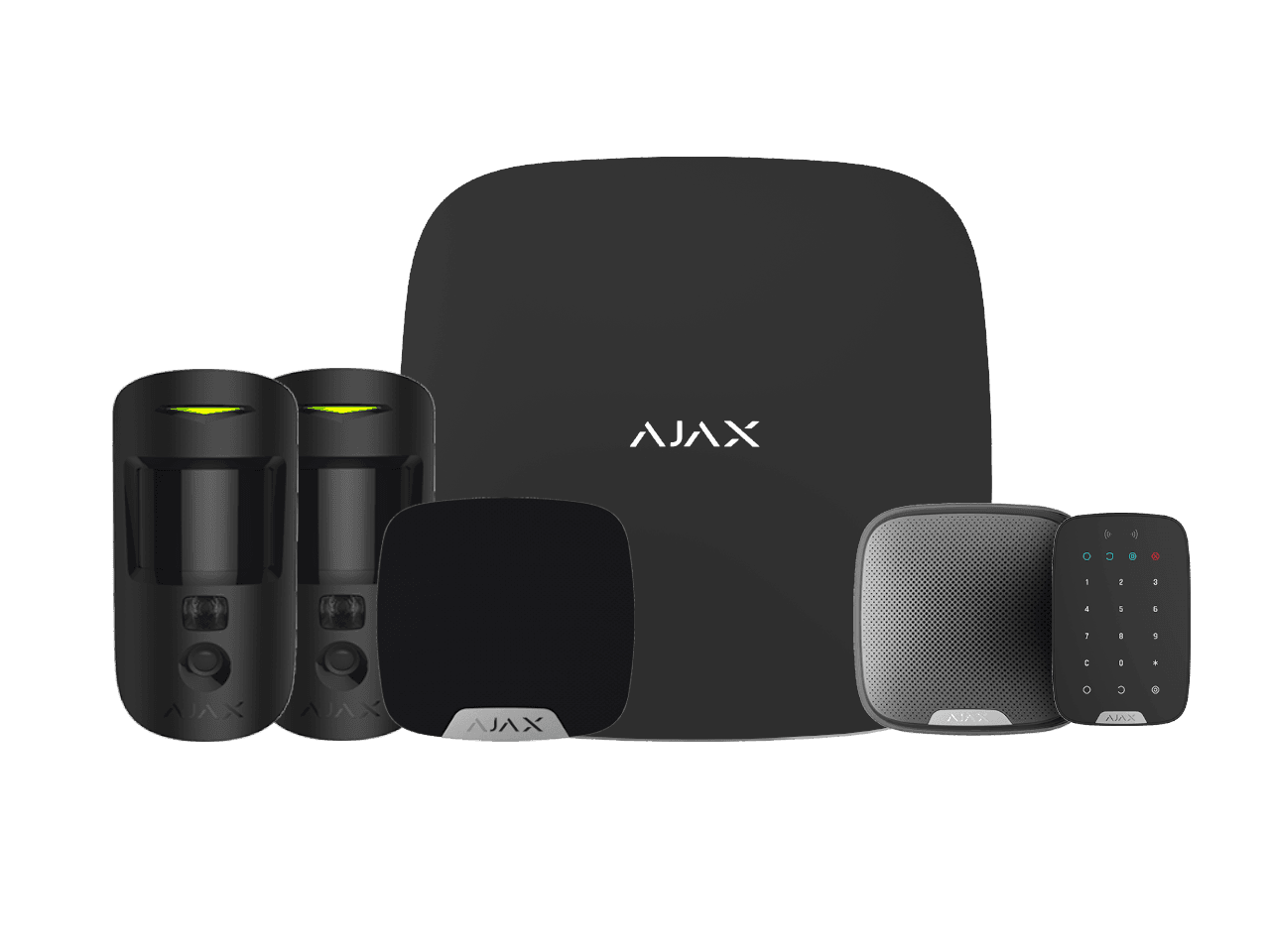 Ajax Wireless KeyPad Motion Cam Kit (White) Wireless KeyPad Motion Cam Kit-White
