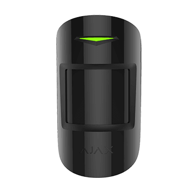 Ajax Wireless Pet Immune Motion Detector with Microwave Sensor (Black) 30659 Motion Protect Plus black