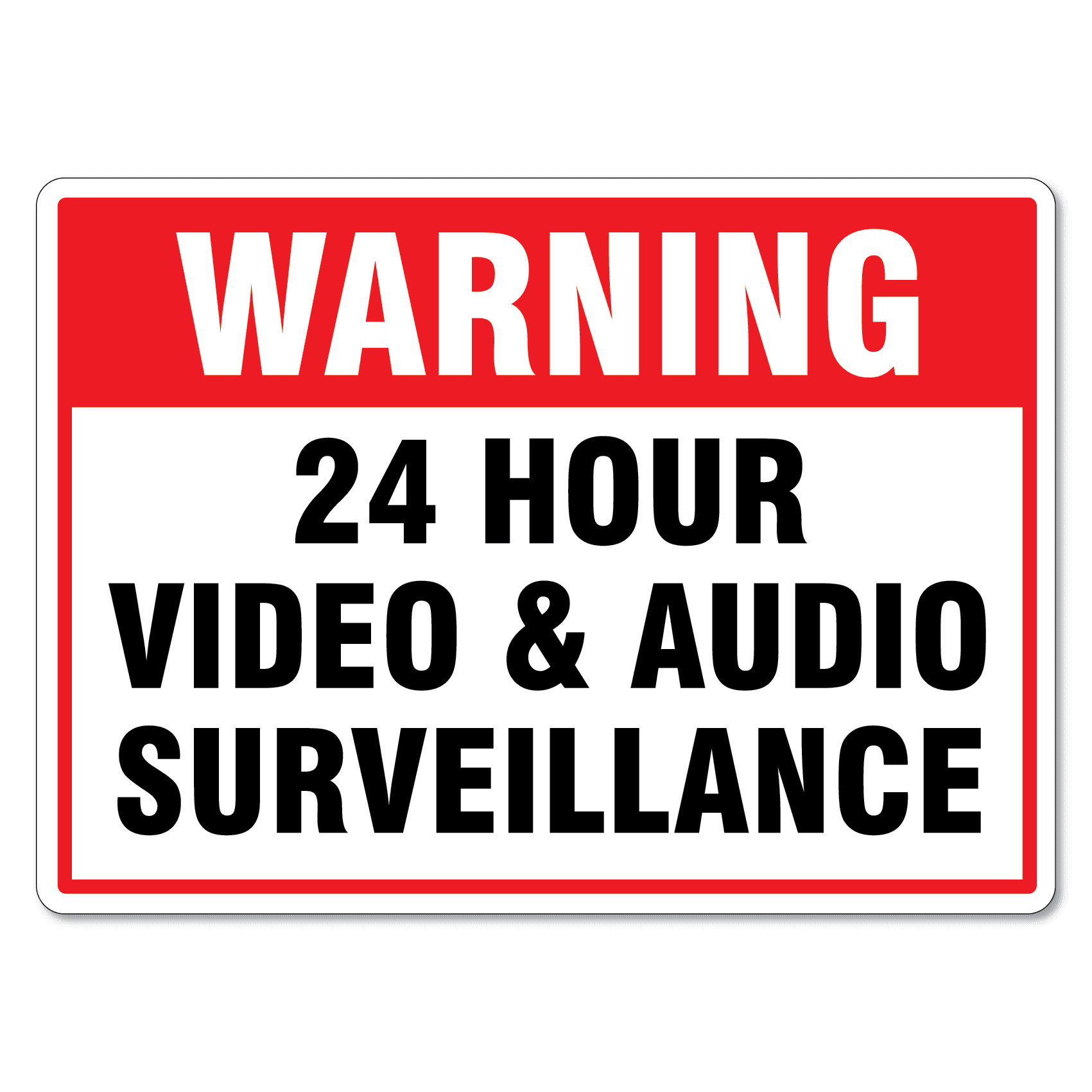 iSecure iSecure ICL-A4CCTVAVWSIGN-S ICL-A4CCTVAVWSIGN-S