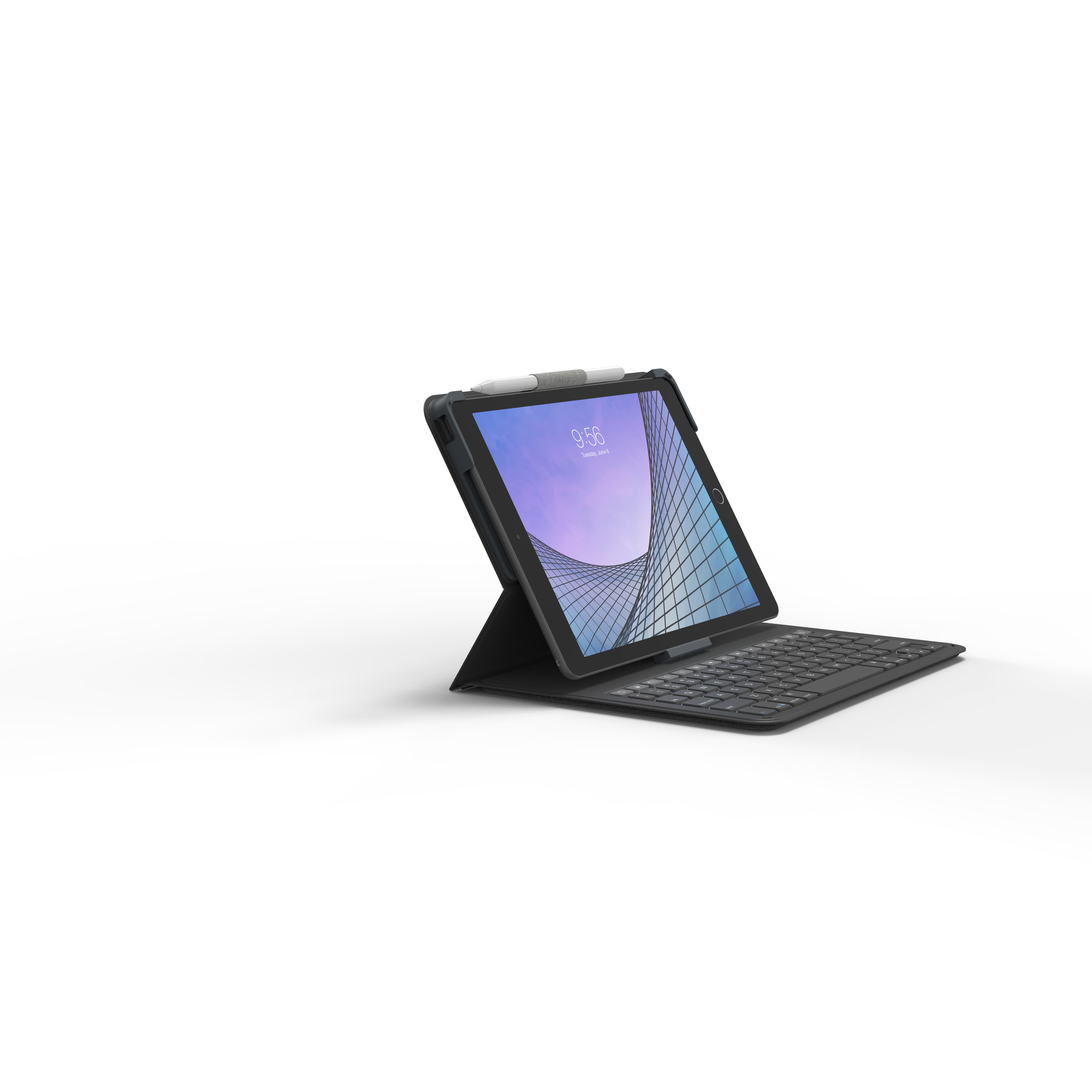 ZAGG-KB-MSGR Folio 2-Apple-iPad 10.2/10.5-FG-Charcoal-UK