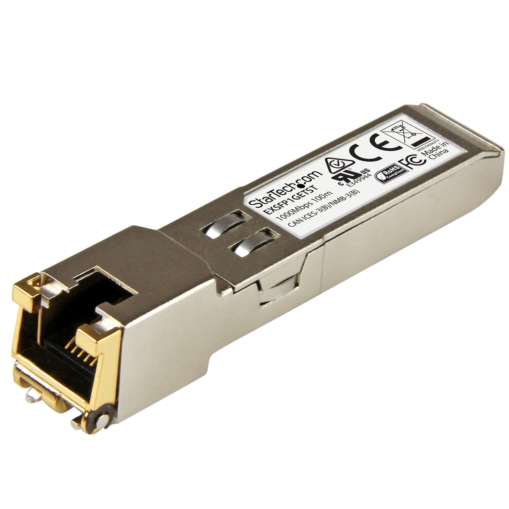 STARTECH.COM GB RJ45 COPPER SFP MODULE - JUNIPER EX-SFP-1GE-T COMPATIBLE, LTW