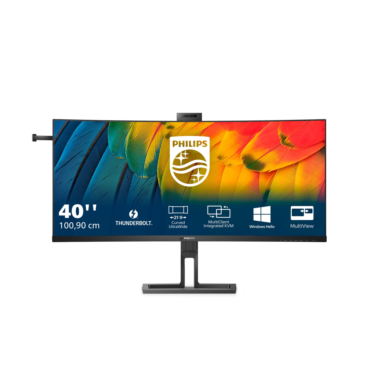 PHILIPS 40B1U6903CH/75 40" 21:9 5K2K IPS LED,HDMI,DP,TB,DOCK,RJ45,WEBCAM,SPKR,H/ADJ,4YR