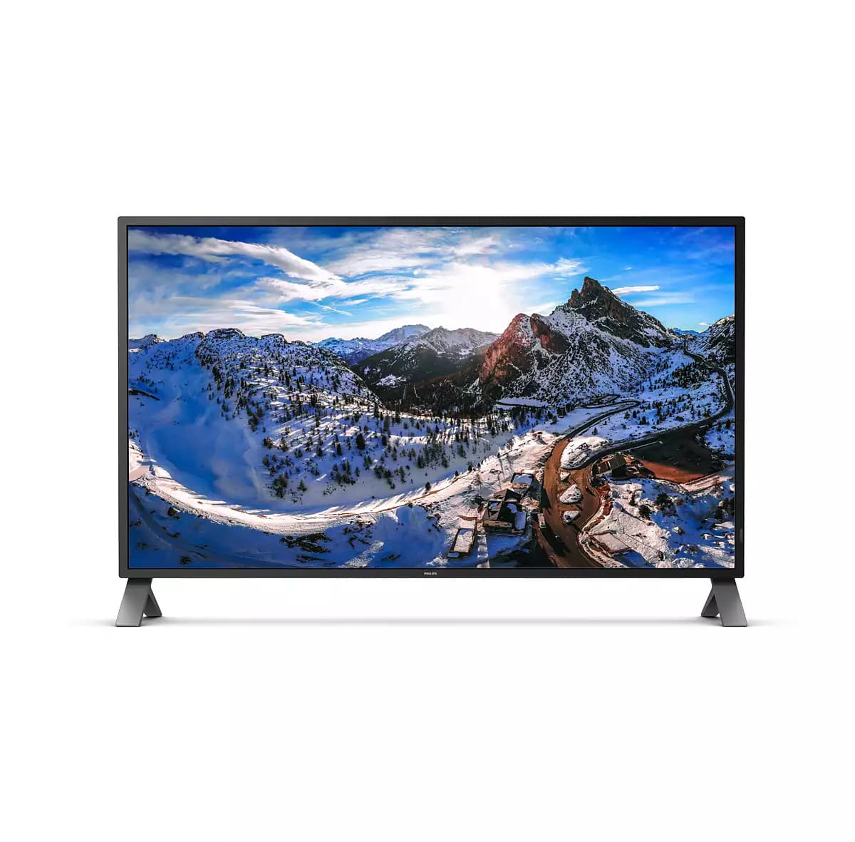 PHILIPS 438P1/75 43" 16:9 4K UHD IPS LCD,60HZ,5MS,VGA,HDMI(2),DP(2),USB(4),SPKR,H/ADJ,4YR