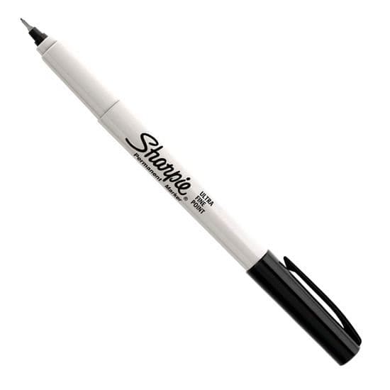 Sharpie Sharpie Ultra Fine Point (MOQ 12) Permanent Black Colour Marker. 37001