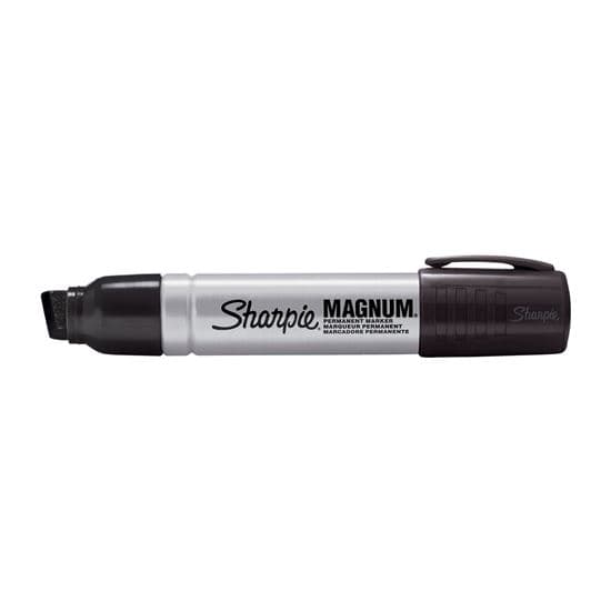 Sharpie Sharpie  12-Pack Magnum Permanent Marker with Durable Chisel Tip. 44001A