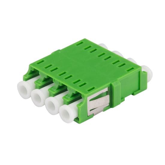 Dynamix DYNAMIX Adapter LCA Quad SM Green Flangeless, Zirconia Ceramic Sleeve A-FXLCAPC-QSM