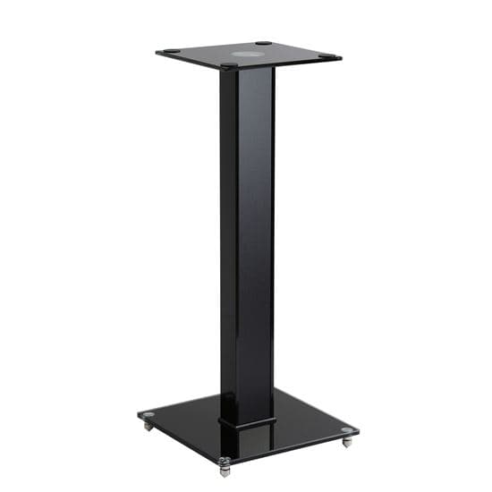 Brateck BRATECK 23.6 Aluminium/Glass Floor Standing BookShelf Speaker Stands. BS-03M