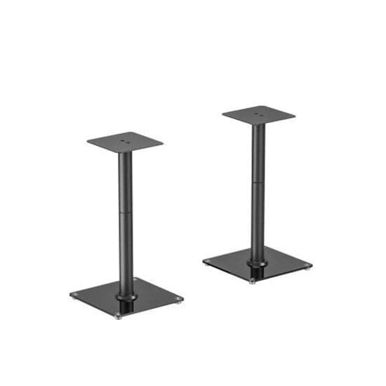 Brateck BRATECK 24" Aluminium/Glass Floor Standing BookShelf Speaker Stands. BS-76M