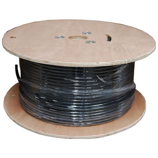 Dynamix DYNAMIX 305m Cat6A Black S/FTP UV Stabilised Shielded External C-C6AS-EXTBK