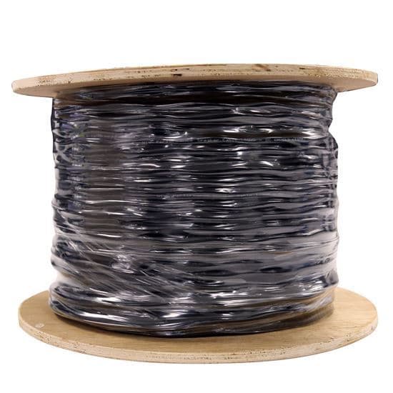 Dynamix DYNAMIX 305m Cat6 UTP EXTERNAL Solid Cable. 23AWGx4P, 250MHz. C-C6EXT-SLDBK