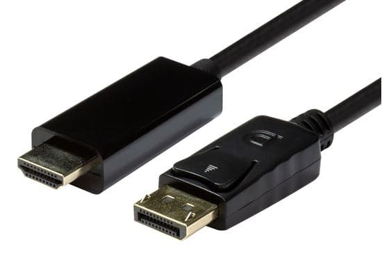Dynamix DYNAMIX 1m DisplayPort 1.2 to HDMI 1.4 Monitor cable. Max C-HDMIDP-1