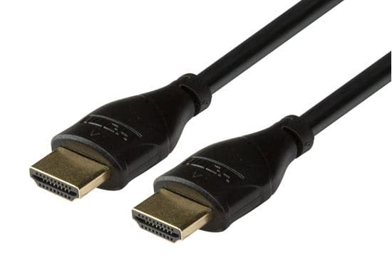 Dynamix DYNAMIX 0.3m HDMI 10Gbs Slimline High-Speed Cable with Ethernet. C-HDMIHSE-03