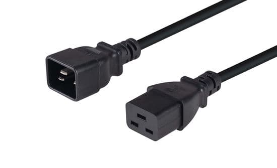 Dynamix DYNAMIX 2M IEC 16A Power Extension Cord. (C20 Plug to C19 Socket) C-IEC16A-2