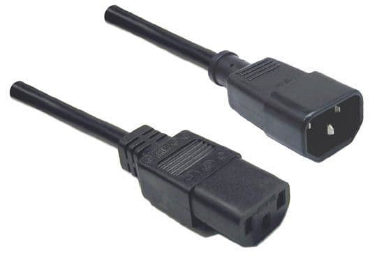 Dynamix DYNAMIX 0.3M IEC Male to Female 10A SAA Approved Power Cord. C-POWERC-X03