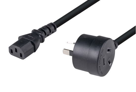 Dynamix DYNAMIX 2M 3-Pin TAPON Ended Plug to IEC C13 Female Connector C-POWERCT