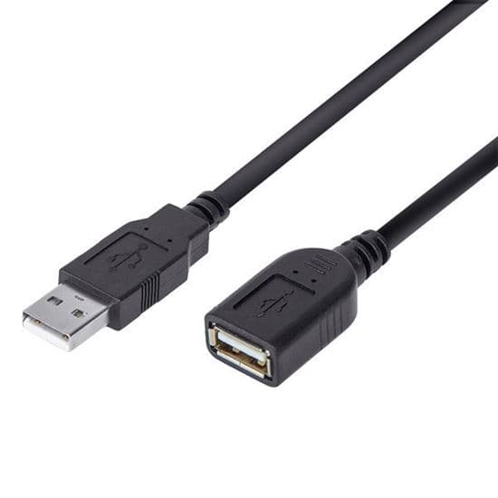 Dynamix DYNAMIX 2m USB 2.0 Cable USB-A Male to USB-A Female Connectors. C-U2-2