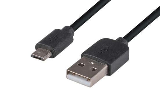 Dynamix DYNAMIX 0.3m USB 2.0 Micro-B Male to USB-A Male Connectors. C-U2AMICB-03