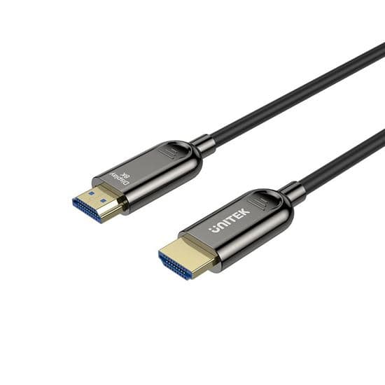 Unitek UNITEK 15M 8K HDMI Fiber Optic 2.1 Cable & Supports 48Gbps. C11085GY01-15M