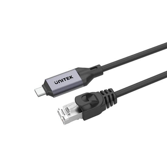 Unitek UNITEK 3m USB-C to RJ45 High-Speed 1Gbps Ethernet Cable. C18148AGY01-3M
