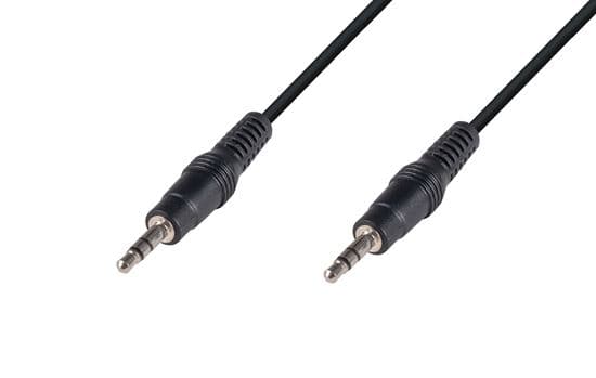 Dynamix DYNAMIX 1M Stereo 3.5mm Plug Male to Male Cable CA-ST-MM1