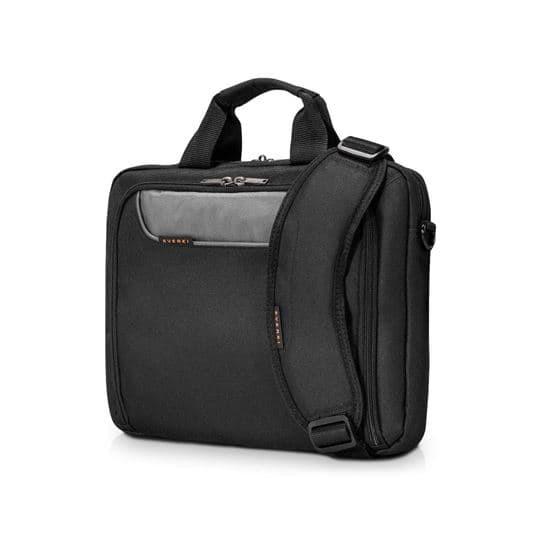 Everki EVERKI Advance ECO Briefcase 16" Separate Zippered Accessory Pocket, EKB407NCH-ECO