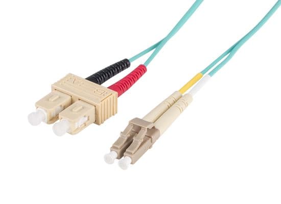 Dynamix DYNAMIX 0.5M 50u LC/SC OM3 Fibre Lead (Duplex, Multimode) FL-LCSC50-0