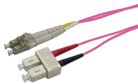 Dynamix DYNAMIX 3M 50u LC/SC OM4 Fibre Lead (Duplex, Multimode) FL-LCSCOM4-3