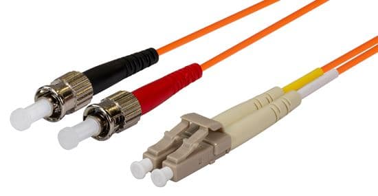 Dynamix DYNAMIX 3M 62.5u LC/ST OM1 Fibre Lead (Duplex, Multimode) FL-LCST-3