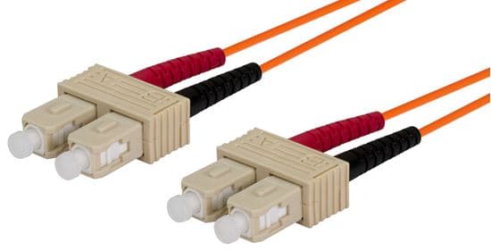 Dynamix DYNAMIX 1M 62.5u SC/SC OM1 Fibre Lead (Duplex, Multimode) FL-SCSC-1