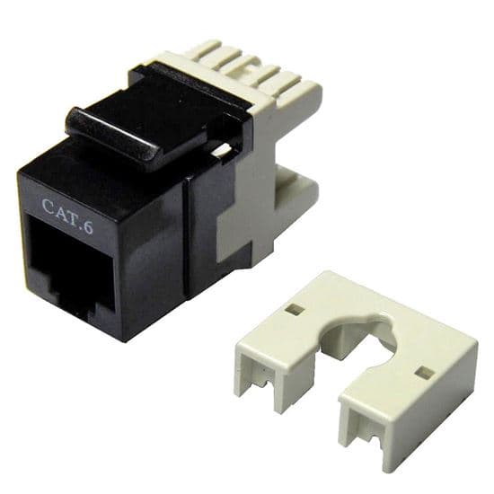 Dynamix DYNAMIX Cat6 Keystone RJ45 Jack for 110 Face Plate . T568A/T568B FP-C6-008