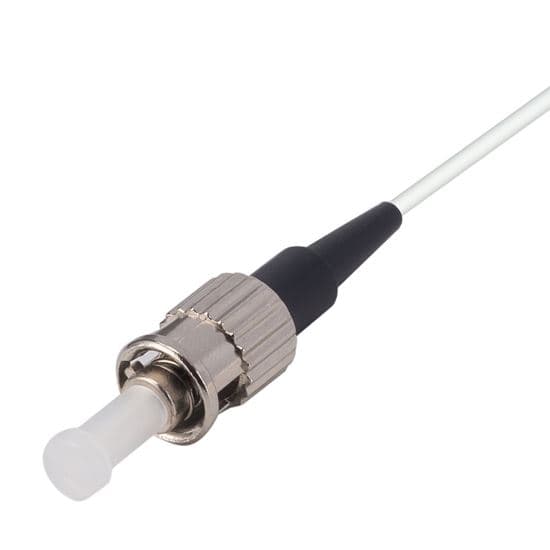 Dynamix DYNAMIX 2M ST Pigtail OM1 1x Piece White, 62.5/900um Multimode Fibre, FPT-OM1ST