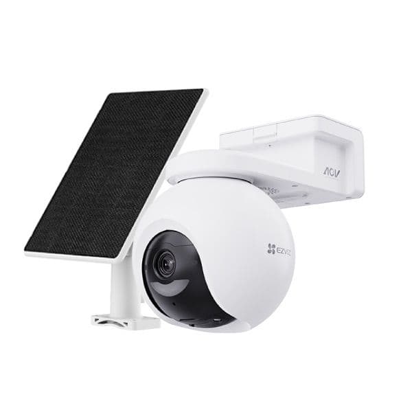 EZVIZ 4MP Outdoor Wifi PT Security Camera With 10400mAh Battery Includes Solar Panel HB8-SP