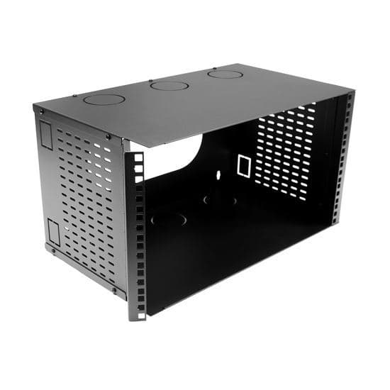 Dynamix DYNAMIX 6U 300mm Deep 19' Fully Enclosed Hinged Wall Mount Bracket. HWMB300-6U