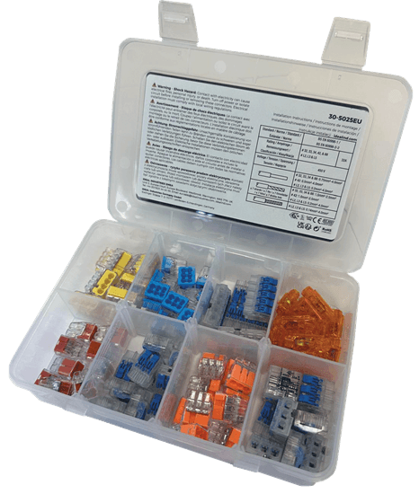 Ideal Industries IDEAL INDUSTRIES Push-In and Lever Wire Connector Kit. Box of 80 IDL30-5025EU