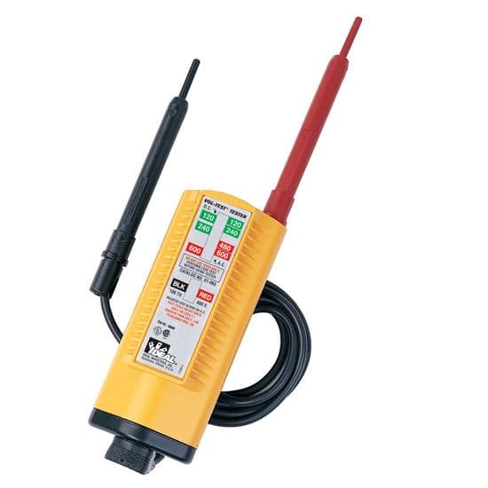 Ideal Industries IDEAL INDUSTRIES Vol-Test Voltage Tester. 100-600V AC/DC 600V CAT III IDL61-065