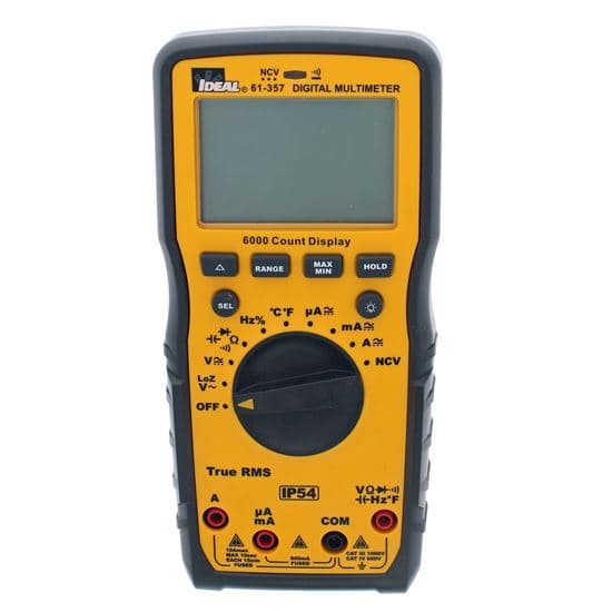 Ideal Industries IDEAL INDUSTRIES Bar Graph 1000V AC/DC Multimeter. CAT IV 600V IDL61-357