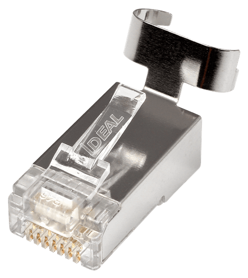 Ideal Industries IDEAL INDUSTRIES CAT6A/6/5e STP RJ45 Push Through Plug (Staggered). IDL85-369