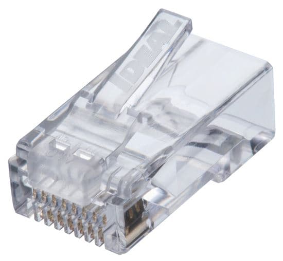 Ideal Industries IDEAL INDUSTRIES CAT6 UTP RJ45 Push Through Plug. Pack of 50. IDL85-376