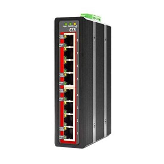 CTCunion CTC UNION 8 Port Gigabit Unmanaged Switch. 8x 10/100/1000Base-T(X). IGS-800-E