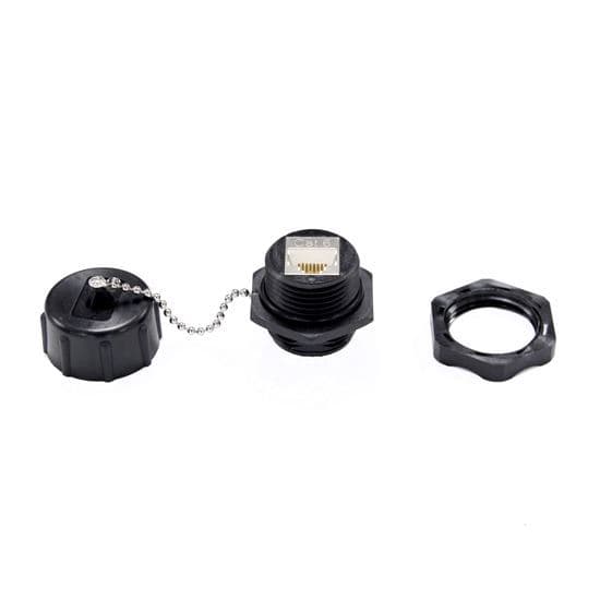 Dynamix DYNAMIX IP67 Rated Cat6 Shielded Keystone Jack with Dust Cap. IPR-C6J
