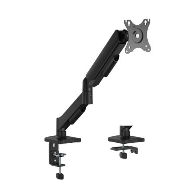 Brateck 17"-32" Single Monitor Mechanical Spring Monitor Arm. Max Load 9Kgs, Black LDT97-C012E