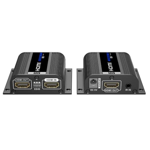 Lenkeng HDMI & IR Extender Kit Over Cat6 W/ EDID Switch. Loop Out Connection Port On Transmitter LKV372EDID-V4-0