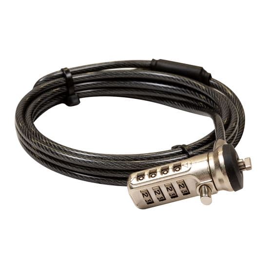 Dynamix DYNAMIX 2m Locking Security Cable for use with Kensington Security LOCK202V2