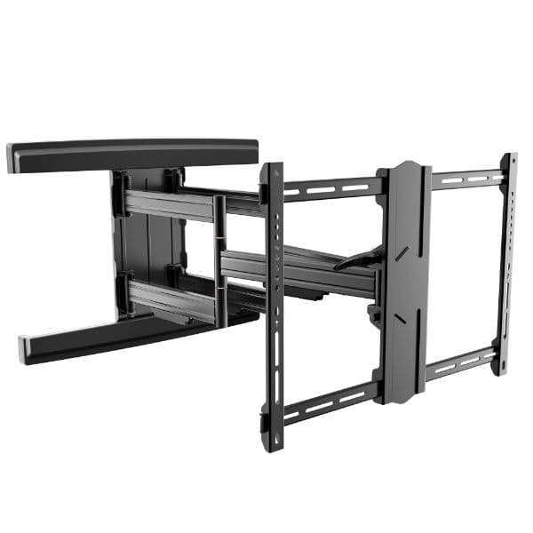 Brateck 37''-86'' Full-Motion Wall Bracket Max Load: 70kg VESA Support Up To: 600x400. LPA57-466A-BK