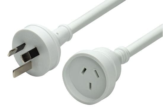Dynamix DYNAMIX 2M 240v 10A Standard Duty Power Extension Lead PEXT2M