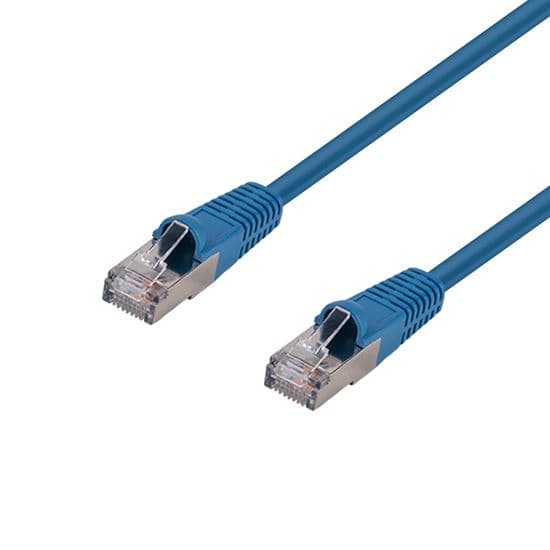 Dynamix DYNAMIX 20m Cat6A S/FTP Blue Shielded 10G Patch Lead. PLE-AUGS-20
