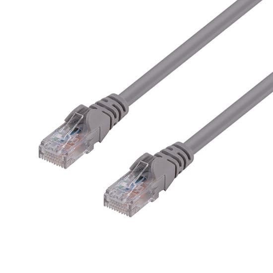 Dynamix DYNAMIX 5m Cat6 Grey UTP Patch Lead (T568A Specification) 250MHz PLGY-C6A-5