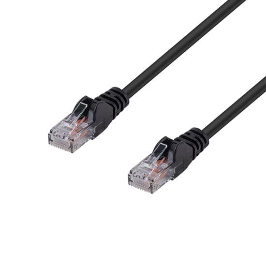 Dynamix DYNAMIX 10m Cat6 Black UTP Patch Lead (T568A Specification) 250MHz PLK-C6A-10