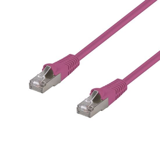 Dynamix DYNAMIX 5m Cat6A S/FTP Pink Shielded 10G Patch Lead. PLPN-AUGS-5